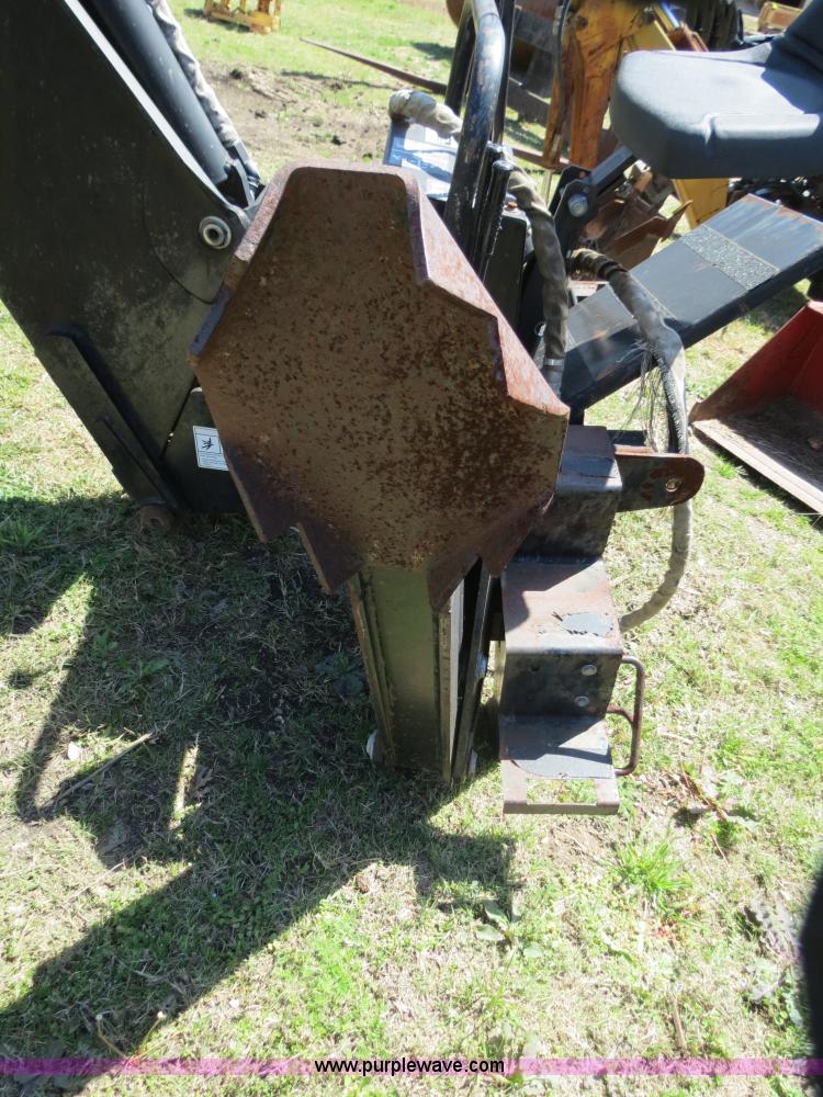 image for item S9579 Bradco 11HD skid steer mounted backhoe attachment