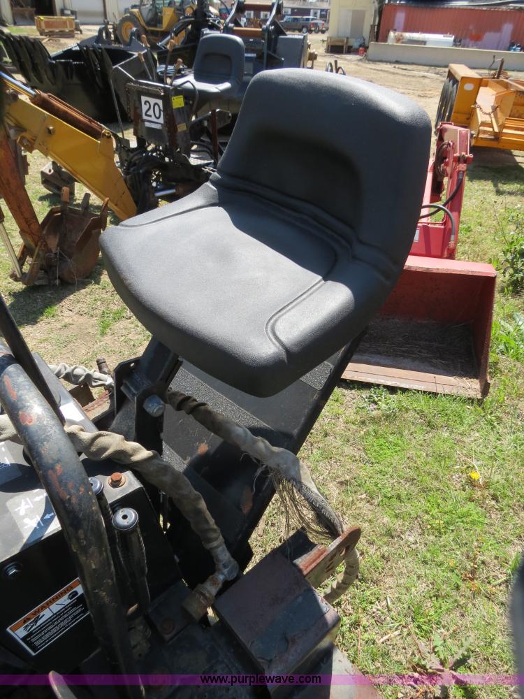 image for item S9579 Bradco 11HD skid steer mounted backhoe attachment