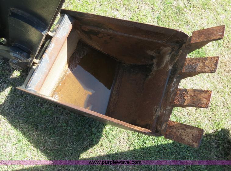 image for item S9579 Bradco 11HD skid steer mounted backhoe attachment