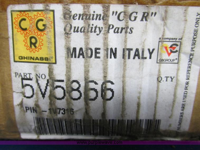 image for item V9965 Equipto parts bin and assorted Caterpillar parts