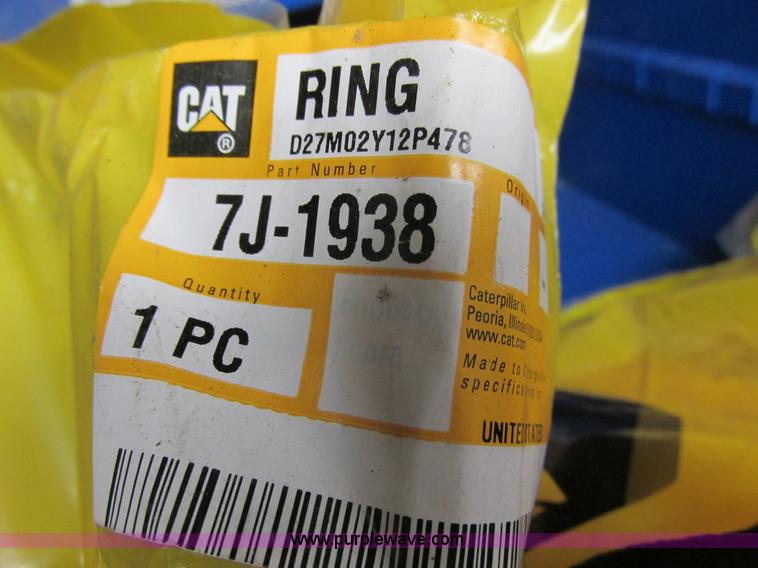 image for item V9965 Equipto parts bin and assorted Caterpillar parts