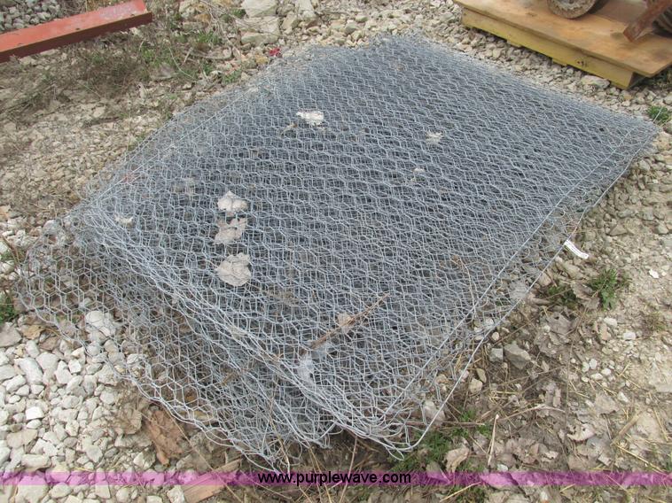 image for item V9968 Approximately 15 chicken wire fence panels