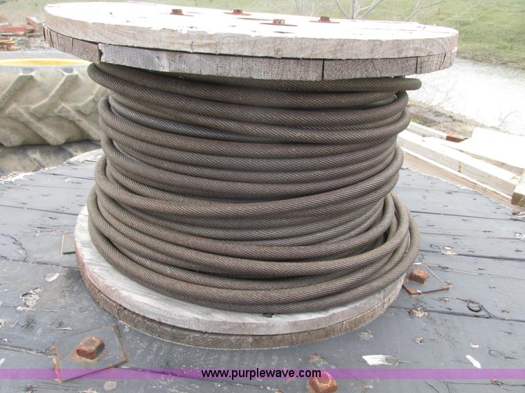 image for item V9975 Spool of 5/8" steel cable