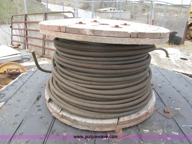 image for item V9975 Spool of 5/8" steel cable