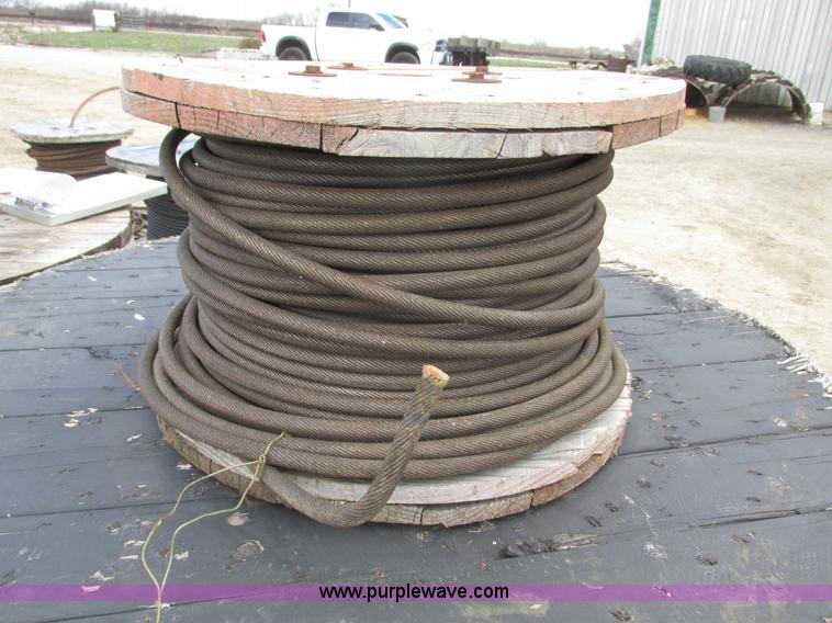 image for item V9975 Spool of 5/8" steel cable