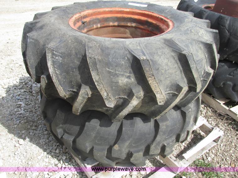 image for item V9981 (2) Firestone 14.9-24 tires and wheels