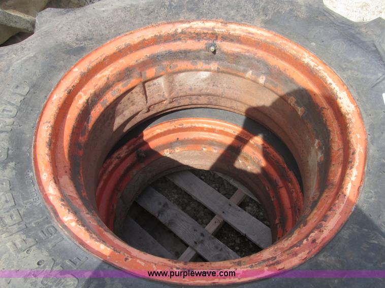 image for item V9981 (2) Firestone 14.9-24 tires and wheels