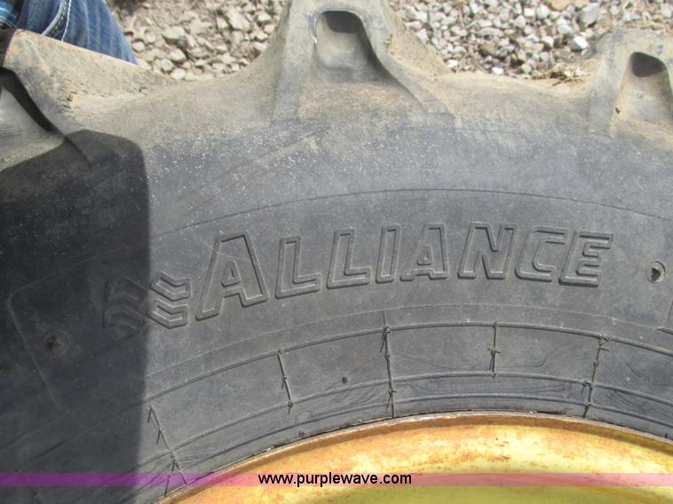 image for item V9982 (2) Alliance 18.4/15-26 tractor tires