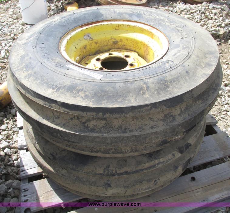 image for item V9983 (2) American Farmer 10.00-16SL tractor tires