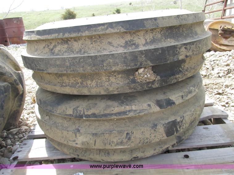 image for item V9983 (2) American Farmer 10.00-16SL tractor tires