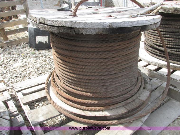 image for item V9986 Spool of 7/8" steel cable