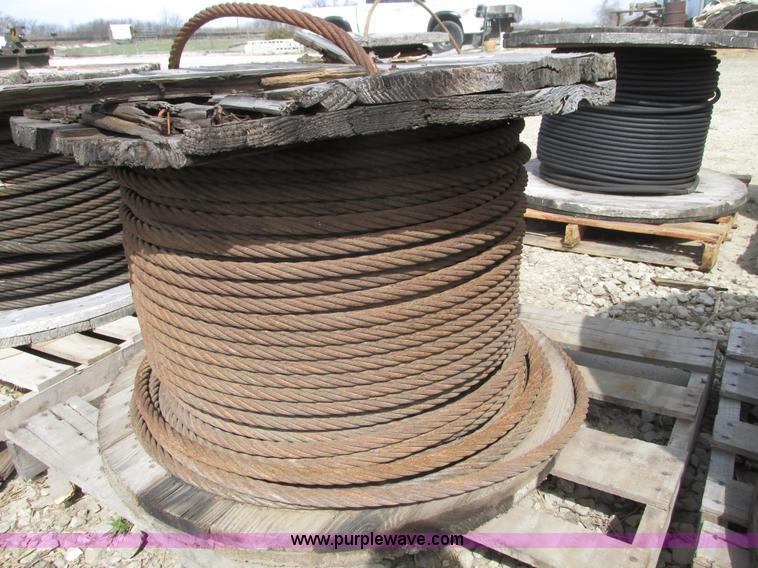 image for item V9986 Spool of 7/8" steel cable