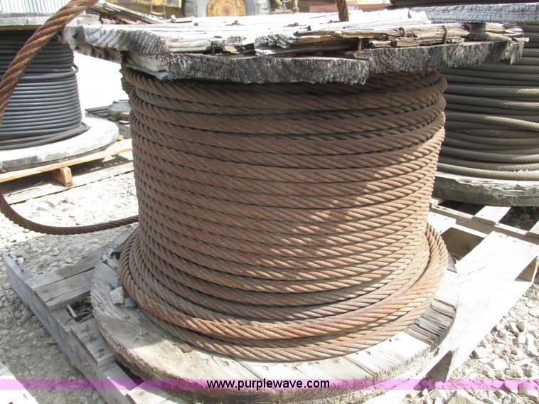 image for item V9986 Spool of 7/8" steel cable