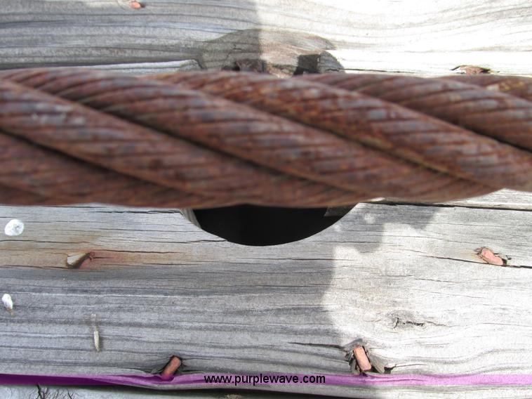 image for item V9986 Spool of 7/8" steel cable