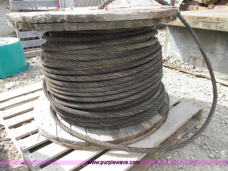 image for item V9987 Spool of 7/8" steel cable