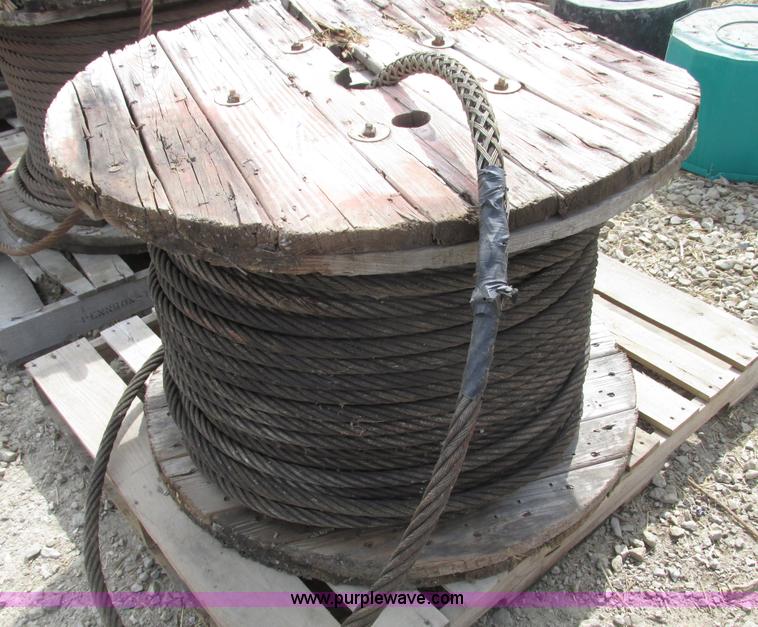 image for item V9987 Spool of 7/8" steel cable