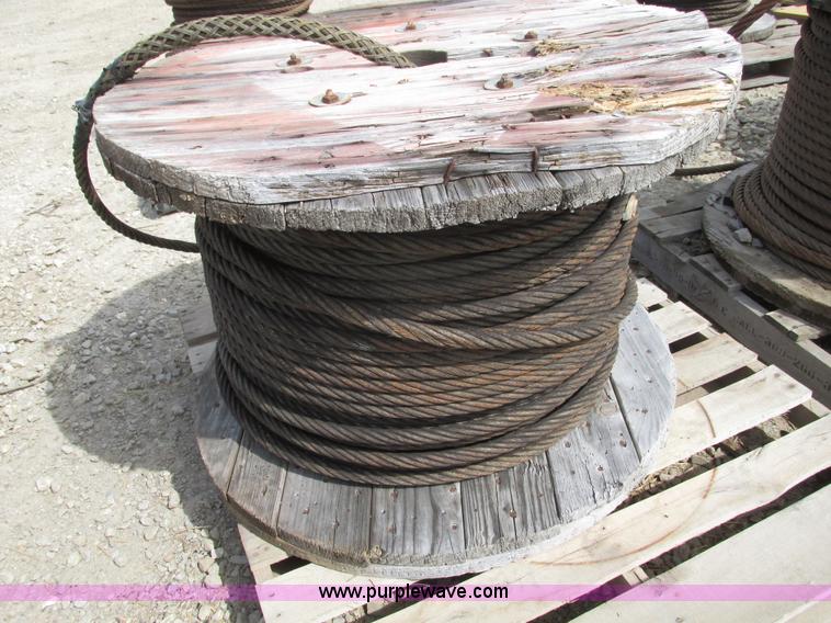 image for item V9987 Spool of 7/8" steel cable