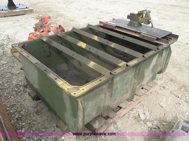 image for item V9996 Shop built bench for rebuilding cylinders