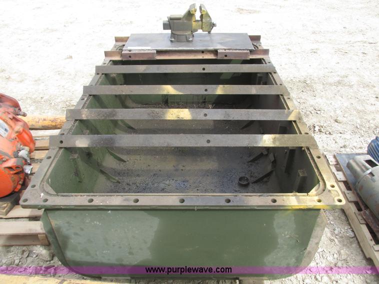 image for item V9996 Shop built bench for rebuilding cylinders