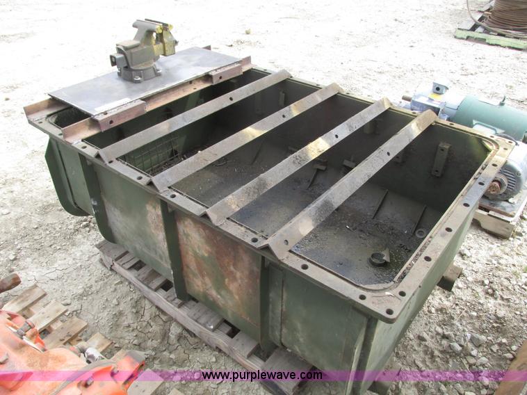 image for item V9996 Shop built bench for rebuilding cylinders