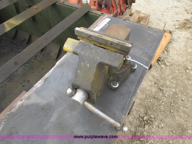 image for item V9996 Shop built bench for rebuilding cylinders