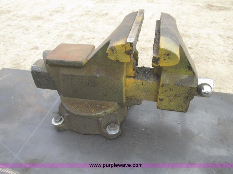 image for item V9996 Shop built bench for rebuilding cylinders