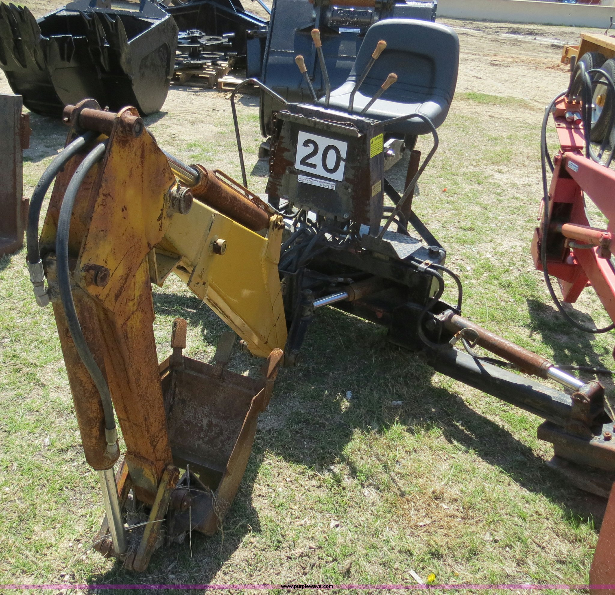 CC Kelley & Sons B20BR three point backhoe attachment in Prosper, TX