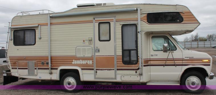 image for item E3406 1983 Ford Econoline E350 XL Jamboree camper