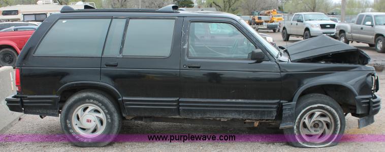 image for item E3410 1991 Oldsmobile Bravada