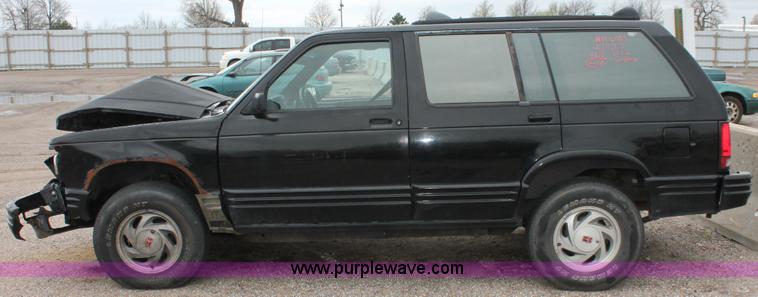 image for item E3410 1991 Oldsmobile Bravada