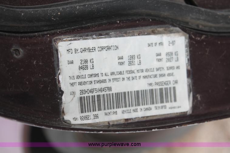 image for item E3411 1997 Dodge Intrepid