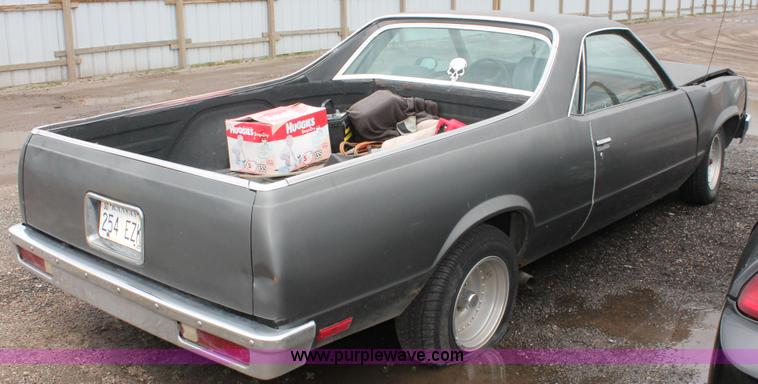 image for item E3417 1982 Chevrolet El Camino