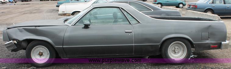 image for item E3417 1982 Chevrolet El Camino