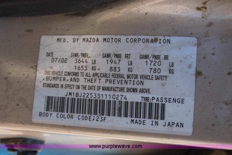 image for item H3619 2003 Mazda Protege