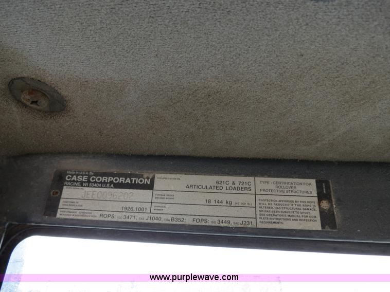 image for item B4630 1999 Case 621C wheel loader