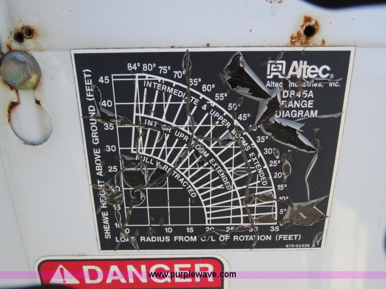 image for item B4638 2002 Chevrolet C7500 Digger Derrick truck