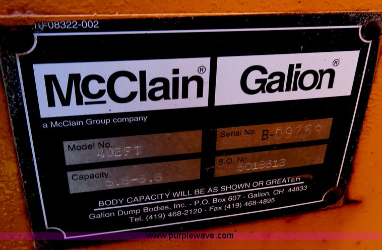 image for item B4640 2000 International 4900 dump truck