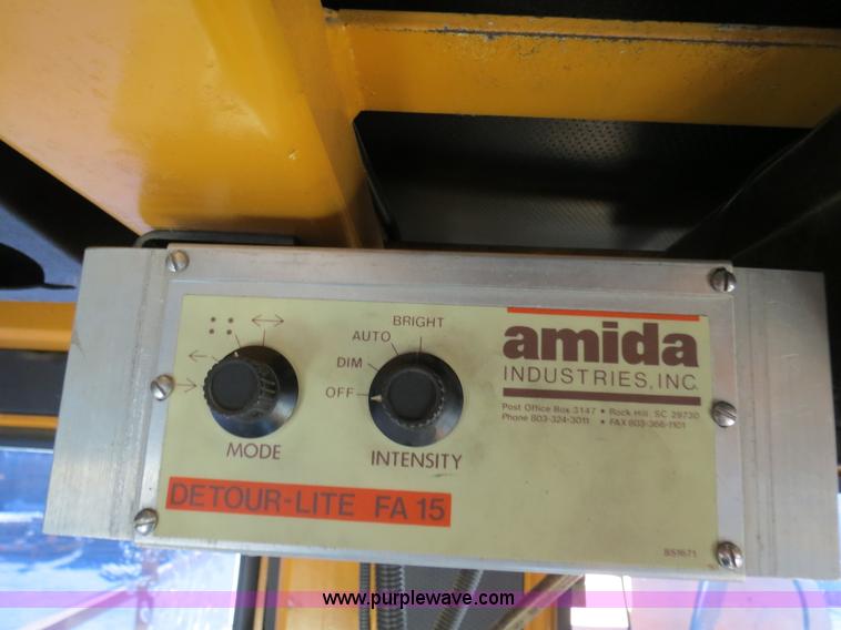 image for item B4643 1997 Volvo WX64 Ezliner paint striper truck