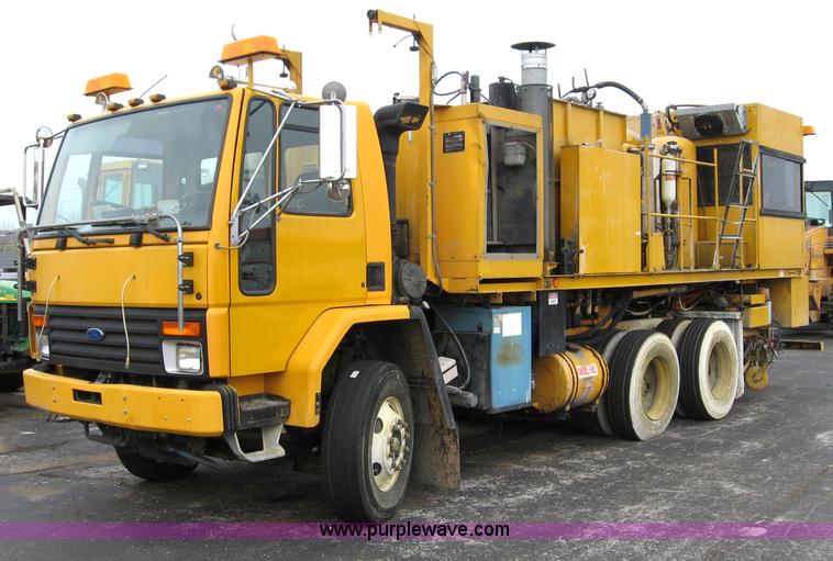 image for item B6415 1996 Ford paint striper truck