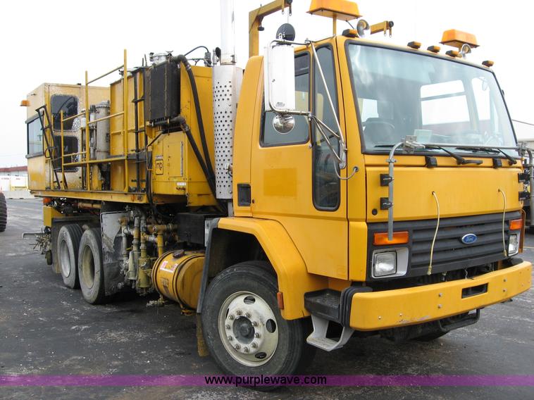 image for item B6415 1996 Ford paint striper truck