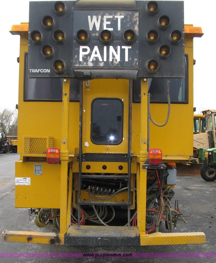 image for item B6415 1996 Ford paint striper truck