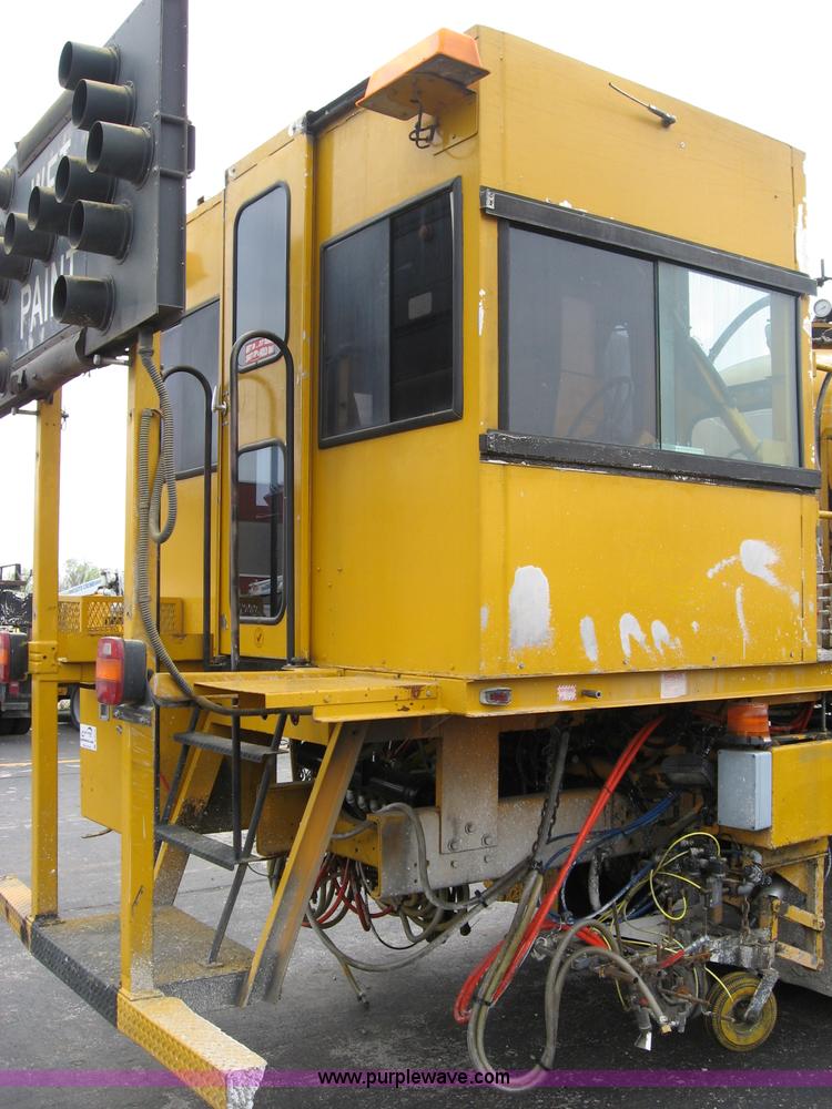 image for item B6415 1996 Ford paint striper truck