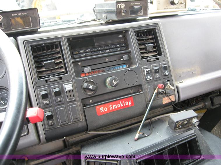 image for item B6415 1996 Ford paint striper truck