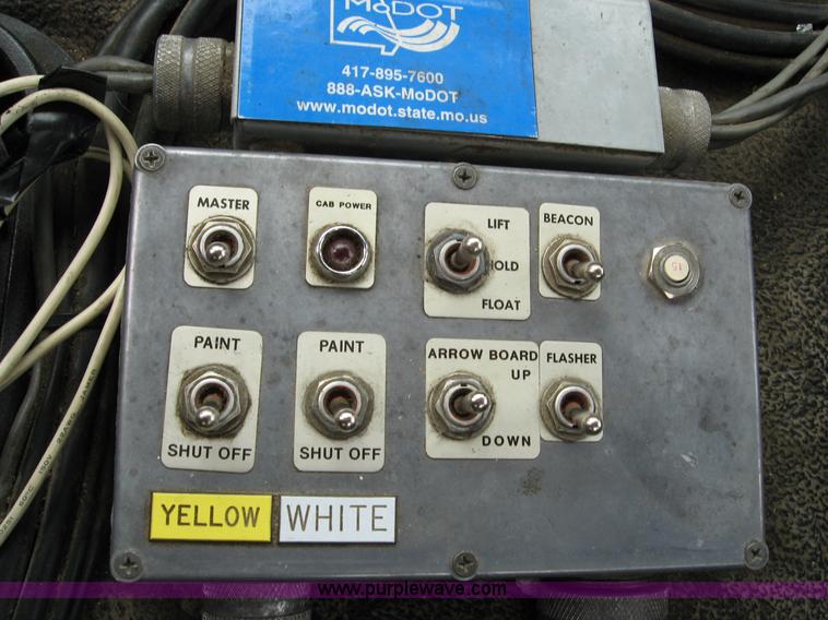 image for item B6415 1996 Ford paint striper truck