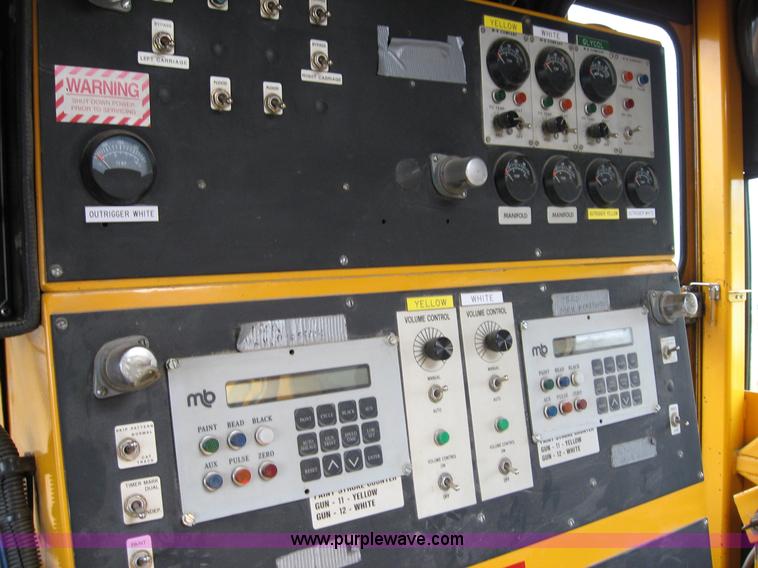 image for item B6415 1996 Ford paint striper truck