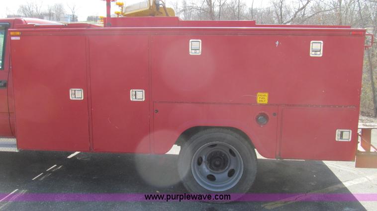 image for item E3853 1995 GMC Sierra 3500 utilty truck