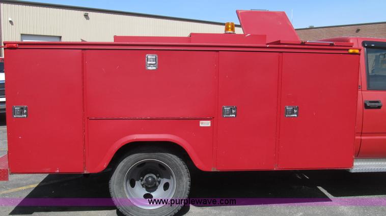 image for item E3853 1995 GMC Sierra 3500 utilty truck