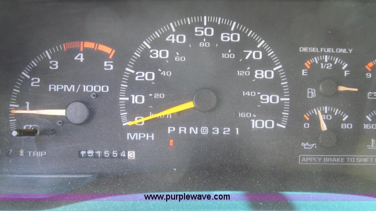 image for item E3853 1995 GMC Sierra 3500 utilty truck