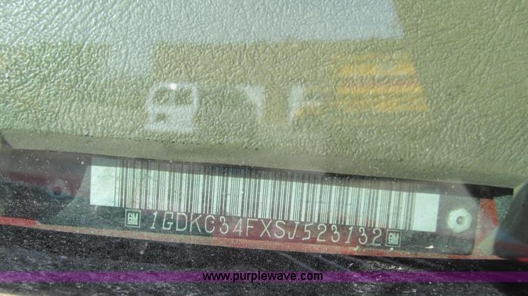 image for item E3853 1995 GMC Sierra 3500 utilty truck