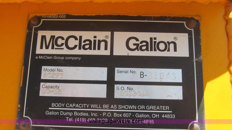 image for item E3856 2002 International 2554 dump truck